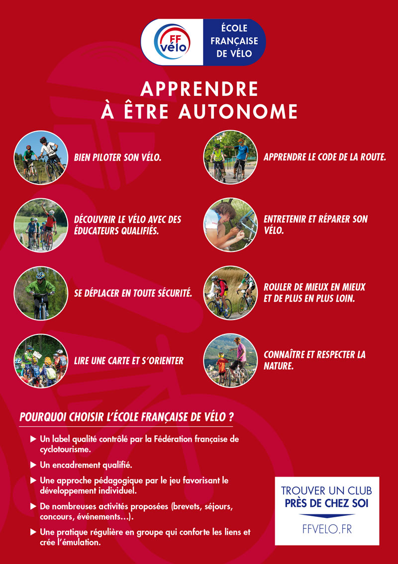 Flyer École française de vélo
