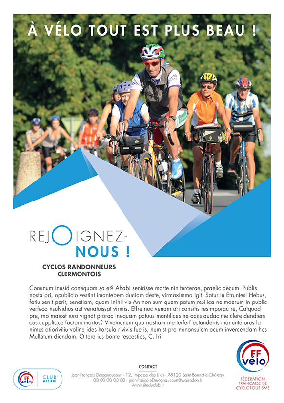Exemple d’affiche A4 personnalisée